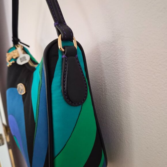 Pucci Yummy Shoulder Leather Trim Bag Multicolor - Picture 5 of 15